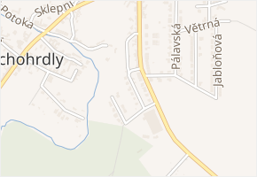 Na Hájku v obci Suchohrdly - mapa ulice