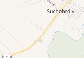 Sadová v obci Suchohrdly - mapa ulice