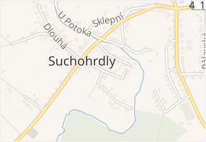 Školní v obci Suchohrdly - mapa ulice