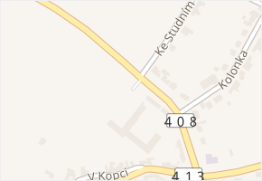 U Červeného Dvora v obci Suchohrdly - mapa ulice