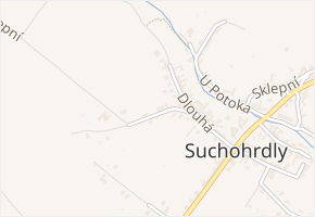Zahradní v obci Suchohrdly - mapa ulice