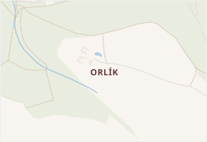 Orlík v obci Sudislav nad Orlicí - mapa části obce