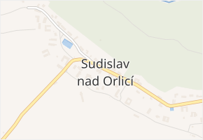 Sudislav nad Orlicí v obci Sudislav nad Orlicí - mapa části obce