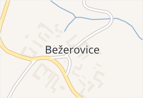 Bežerovice v obci Sudoměřice u Bechyně - mapa části obce