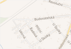 Příční v obci Sudoměřice - mapa ulice