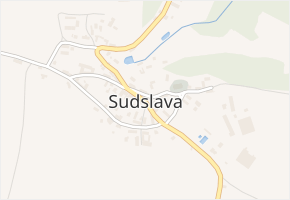 Sudslava v obci Sudslava - mapa části obce
