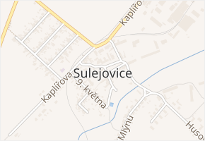 Gen. Svobody v obci Sulejovice - mapa ulice