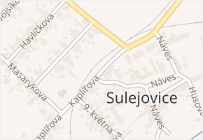 Kaplířova v obci Sulejovice - mapa ulice