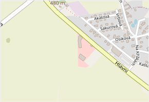 Hlavní v obci Sulice - mapa ulice