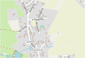 Jahodová v obci Sulice - mapa ulice