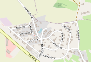 K Rybníčku v obci Sulice - mapa ulice