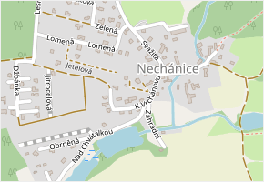 K Vrchánovu v obci Sulice - mapa ulice