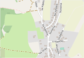 Ke Kapličce v obci Sulice - mapa ulice