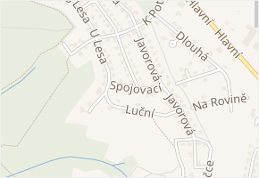 Spojovací v obci Sulice - mapa ulice