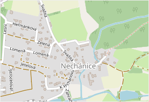 Svažitá v obci Sulice - mapa ulice