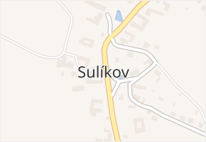 Sulíkov v obci Sulíkov - mapa části obce