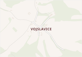 Vojslavice v obci Šumavské Hoštice - mapa části obce