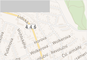 B. Václavka v obci Šumperk - mapa ulice