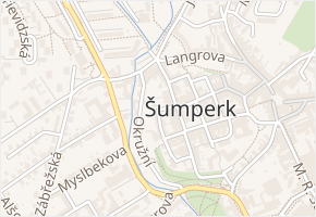Černohorská v obci Šumperk - mapa ulice