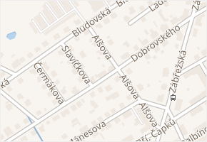 Dobrovského v obci Šumperk - mapa ulice