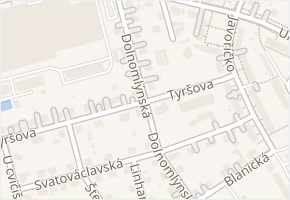 Dolnomlýnská v obci Šumperk - mapa ulice