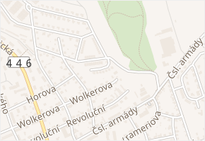 Foglarova v obci Šumperk - mapa ulice