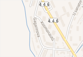 Gagarinova v obci Šumperk - mapa ulice