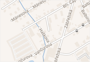 Haškova v obci Šumperk - mapa ulice