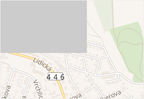 Janáčkova v obci Šumperk - mapa ulice