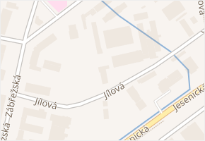 Jílová v obci Šumperk - mapa ulice