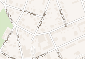 K. H. Máchy v obci Šumperk - mapa ulice