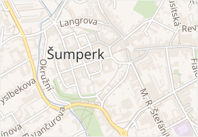 Kladská v obci Šumperk - mapa ulice