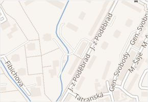 Kmochova v obci Šumperk - mapa ulice