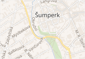 Kostelní nám. v obci Šumperk - mapa ulice