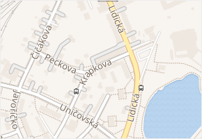 Krapkova v obci Šumperk - mapa ulice