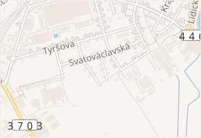 Linhartova v obci Šumperk - mapa ulice