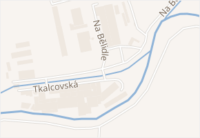 Na Bělidle v obci Šumperk - mapa ulice
