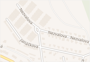 Nezvalova v obci Šumperk - mapa ulice