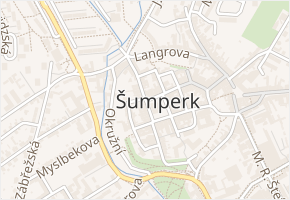 Oblouková v obci Šumperk - mapa ulice