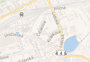 Peckova v obci Šumperk - mapa ulice
