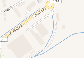 Průmyslová v obci Šumperk - mapa ulice