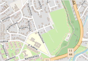 Skřivánčí v obci Šumperk - mapa ulice
