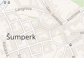 Starobranská v obci Šumperk - mapa ulice
