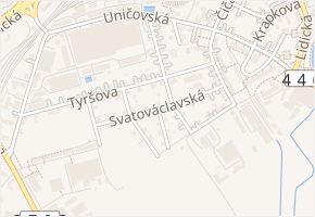 Svatováclavská v obci Šumperk - mapa ulice