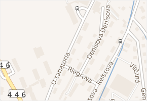 U sanatoria v obci Šumperk - mapa ulice
