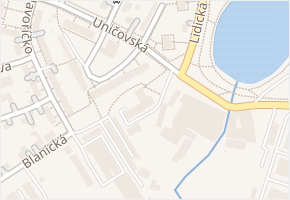 Uničovská v obci Šumperk - mapa ulice