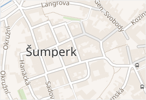 Úzká v obci Šumperk - mapa ulice