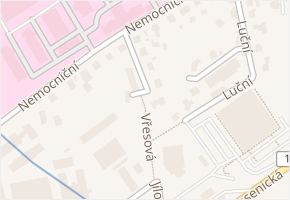 Vřesová v obci Šumperk - mapa ulice