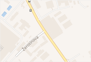 Žerotínova v obci Šumperk - mapa ulice