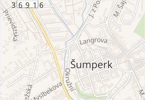 Ztracená v obci Šumperk - mapa ulice